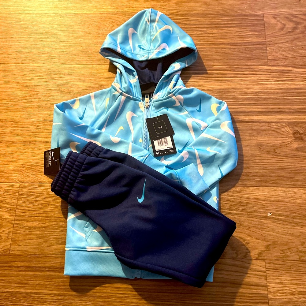 Nike 2 piece sweatsuit toddler boys
